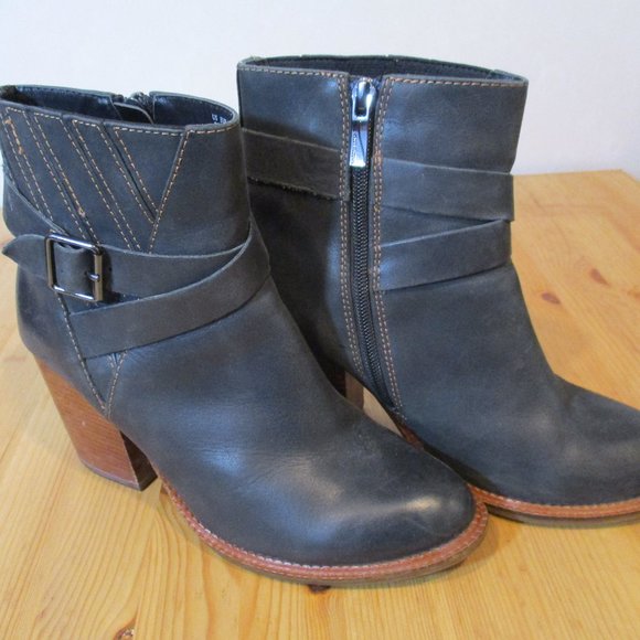 Leather Booties - Picture 1 of 3